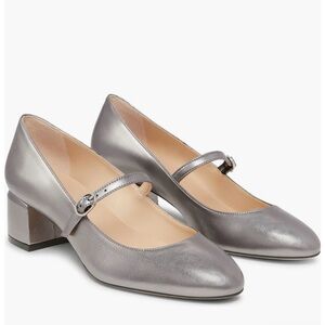 Stuart Weitzman Women’s Gabby Mary Jane Pump Gunmetal Size 11 Designer Classic